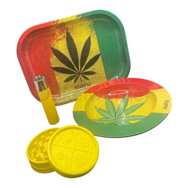 Rolling Smoker Rasta Set 4teilig